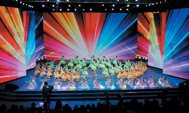 2016年晋城市少儿春节晚会在晋城市广播电视台录制完成