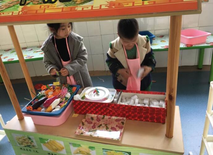 凤台幼儿园里开的快乐厨房